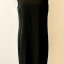 Vince  Leather Trim Strapping Dress in Black Size 10 Photo 0