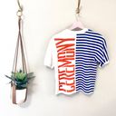 Opening Ceremony  White Orange Blue Short Sleeve Tee Size S Photo 6