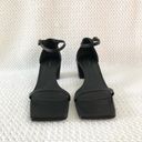 frame denim Frame Le Summit Black Leather Low Heel Ankle Strap Simple Sandal 37.5 NWOB Photo 83