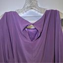 Jessica Simpson  Purple Scoop Neck Slit Sleeve Aline Dress S Photo 10