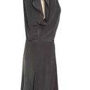 Equipment  Femme Danette 100% Silk Black Short Everyday Dress Size 8 Photo 4