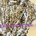 Rebecca Taylor  Womens Leopard Animal Print Elastic Waist Faux Wrap Dress Size 10 Photo 10