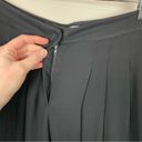 Carolina Herrera  Women Black 100% silk Crepe Wide leg Trouser Pants size 4 Photo 3