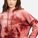 Bebe NWT  LOGO PLUSH HOODIE ROSE DUST LARGE Photo 2