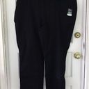 St. John’s Bay St Johns Bay Women's Straight Leg Chino Pants Black Flat Front Plus New 28WS Photo 0