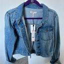 BCBGeneration NWT  cropped denim jean jacket size large! Photo 1