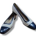 Salvatore Ferragamo  Shoes Size 8 AA Flats Canvas W/ Leather Trim Alligator Print Photo 0