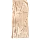 Naked Wardrobe NWOT  Satin Cream The High Gloss Slit Skirt Photo 5