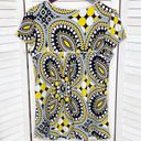 New Directions Mandala Print Shirt Yellow Black Gray XL Yellow Photo 6