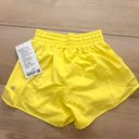 Lululemon Hotty Hot Shorts 4” Lined Neon Yellow Photo 1