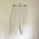 DKNY Vintage Y2K Pleated Capri Pants White Size 0 Photo 4