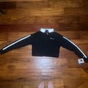 Champion Rugby Black & White Striped Long Sleeve Crop T-Shirt size XS Photo 2