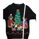 Charter Club  hand knitted vintage Christmas bear sweater novelty Size M Photo 8