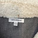 Good American  Sherpa collate Trucker Jacket Photo 4