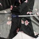 Torrid  Black Pink Floral‎ Open Tie Back V Neck Shorts Tie Belt Romper 1X Photo 8