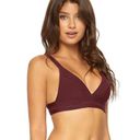 PilyQ  ☀︎︎ ︎Ellie Cut Out Detail D Cup Halter Bikini Top ☀︎︎ Wine ☀︎ XL Fits DD Photo 13