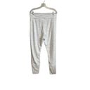 A New Day NEW  Lounge Joggers High Waist Ankle Slits Light Heathered Gray Size XL Photo 4