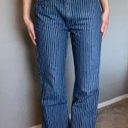 Reformation Pinstripe Bootcut Jeans Photo 6