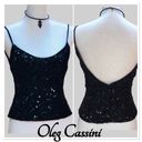 Oleg Cassini 🆕💥 Sequin Bustier Corset Top Photo 2