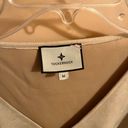 Tuckernuck  Faux Suede Easton Swing Blouse in Tan Photo 2