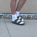 Birkenstock Taupe Arizona Suede Leather Photo 1