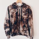 Athletic Works hand bleach dyed hoodie / small, 18” ptp, 24” length Photo 0