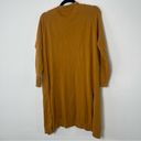 Love Tree  Mustard Brown Long Sleeve Long Cardigan M Photo 1