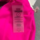 Good American  Womens 0 Swimwear Swim Bikini Top Hot Pink Strapless Bandeau NWT Photo 3