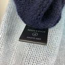 360 Cashmere NWT  Lucia Ombre Polo Misty Blue Turtleneck Sweater Size XS Photo 6