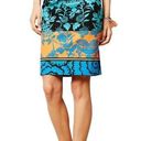 Tracy Reese Anthropologie  PLENTY by  BLOCKPRINT FLORAL VASE PENCIL SKIRT Size 10 Photo 0