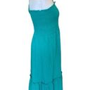 American Eagle  Halter Midi Dress In Teal Womens Size Large NWT Photo 3