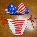 Xhileration Red White And Blue Bikini Size M Photo 0