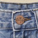 Wrangler Billabong x  Patchwork Flared High Waist Jeans Size 28 Light Wash Photo 6