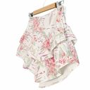 MOTHER Denim NEW  The Ruffle Tiered Mini Skirt Floral Aloha Print Women’s Size 26 Photo 7