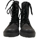 blowfish  Malibu women’s black moto combat boots, stretch shaft size 6.5 Photo 2