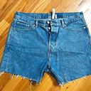 Weekday  Space High Waist Cutoff Buttoned Denim Short Size 32 Photo 0