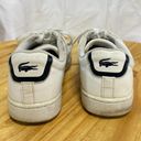 Lacoste  Carnaby Leather Lace Up Low Top Athletic Sneakers White Women's Size 7.5 Photo 5