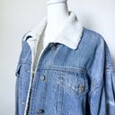 Forever 21 Sherpa Lined Denim Jacket Photo 2