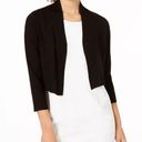 Calvin Klein Cropped Black Open Front Sweater Shrug Bolero Women’s Size Small Photo 0