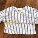 Vintage 80s short cropped top t shirt size small Photo 2