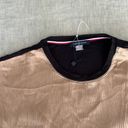 Tommy Hilfiger NWT $108  Copper and Black Short Sleeve Blouse Small Photo 4