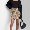 Wild Fable  Floral Tapestry Mini Skirt Photo 1