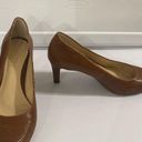 Ralph Lauren New Lauren  Harper brown snakeskin effect almond toe pumps size 8 Photo 2