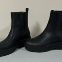 mix no. 6 Black ‘Caraline’ Pull-On Chunky Platform Chelsea Boots Booties Shoes Size 9 🕷️ Photo 1