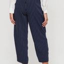 Wilfred Aritzia  Modesto Navy Pinstripe Pants 00 Photo 2