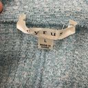 Cyrus Waffle Wave Long Sleeve Blue Blouse Size Large Photo 3