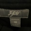 J.Jill : Black dress stretch pants with pockets- wide leg- Closet staple- size 18 Photo 1