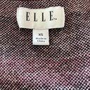 Elle  Plaid Open Front Long Cardigan with Pockets XS - Burgundy, White & Black Photo 3