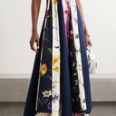 Oscar de la Renta  Mixed Floral Print Poplin Sleeveless Midi Dress NWT Size 6 Photo 9