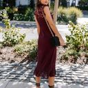 VICI Frances Lace Ruffle Midi Dress Photo 2